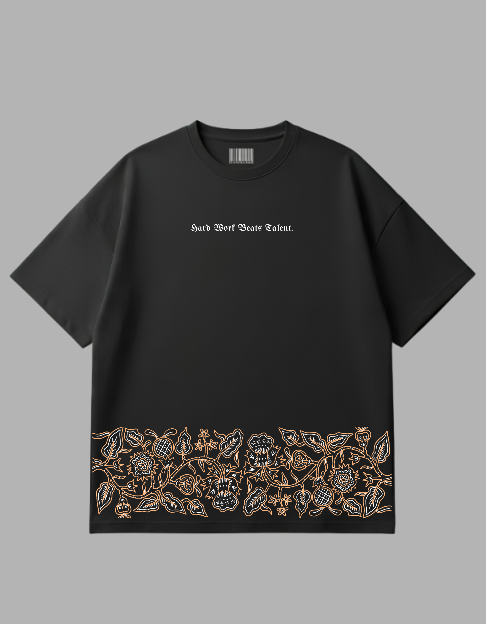 "Echoes of the Garden" – Oversized Graphic Tee