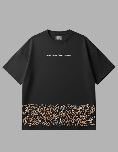 "Echoes of the Garden" – Oversized Graphic Tee